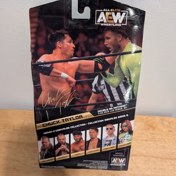 AEW Wrestling Action Figure Chucky Taylor Brand New with tag from UKCA - Picture 2 of 2